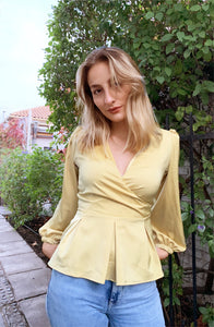 blusa-mujer-elegante-camisa-amarillo-Revolucci