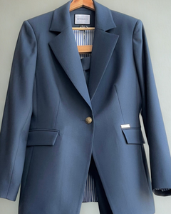 Blazer sastre mujer lana chaqueta oficina lujo