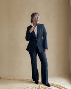 Traje Sastre azul mujer lana