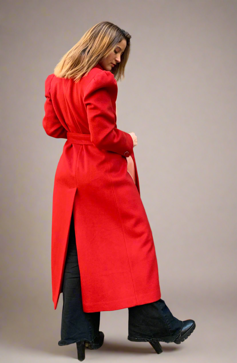 Mujer Outlet Mango Outlet Abrigo Rojo Alpaca Abrigo Rojo Mango